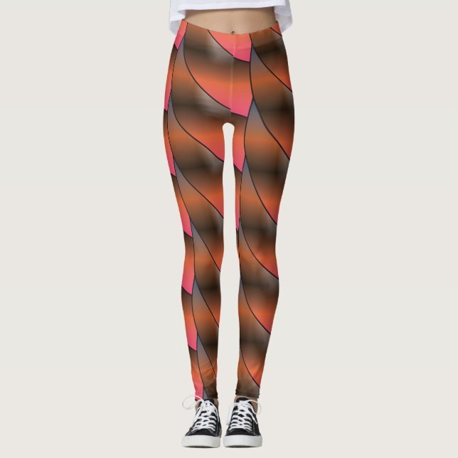 Leggings de diseño todo sobre impresión (Anverso)