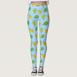 leggings de durianes azules