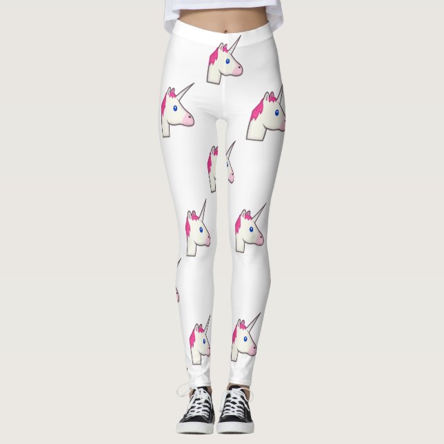 leggings de emoji de unicornio (Anverso)
