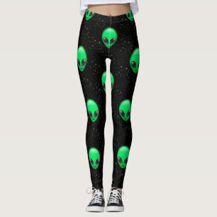 leggings de emojis alienígenas