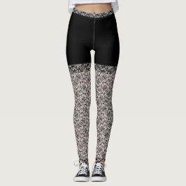 Leggings De encaje-Cordón de lujo