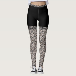 Leggings De encaje-Cordón de lujo