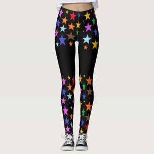 Leggings De Entrenamiento De Calidad Con Estrellas