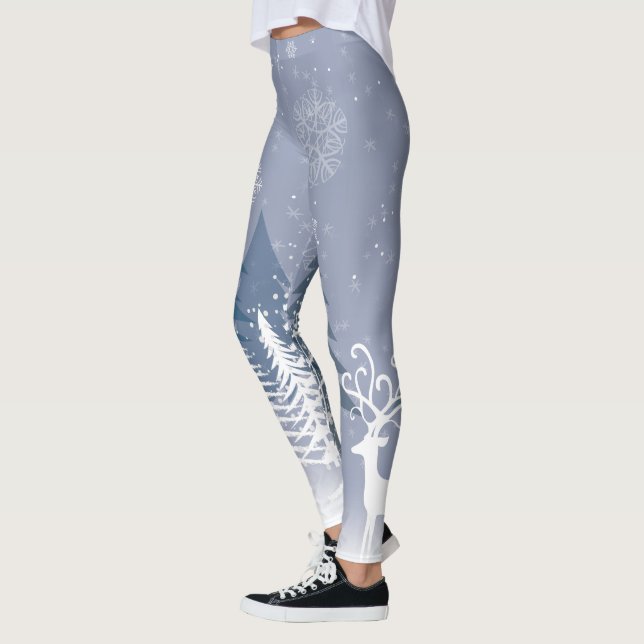 Leggings de escenas de invierno (Izquierda)