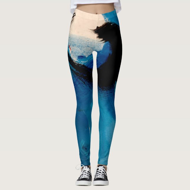 Leggings de escenas oceánicas (Anverso)