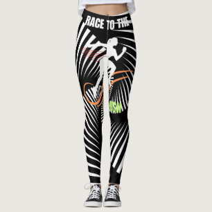 Leggings de esencia de onda psicodélica