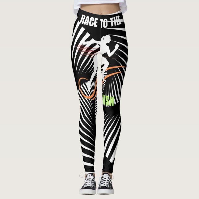 Leggings de esencia de onda psicodélica (Anverso)