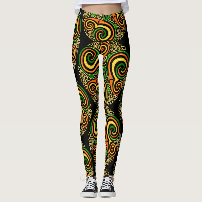 leggings de espirales celtas (Anverso)