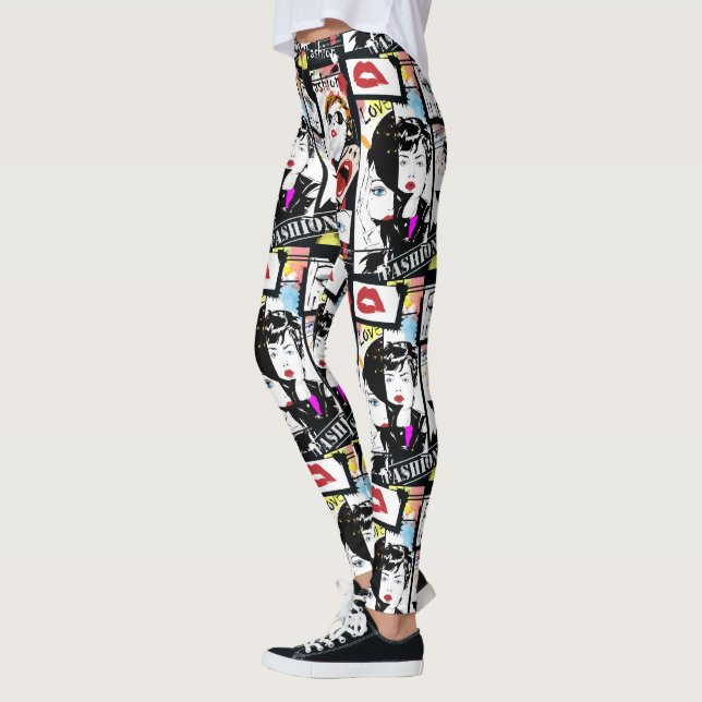 Leggings de estilo de moda (Izquierda)