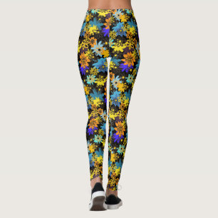 leggings de flores