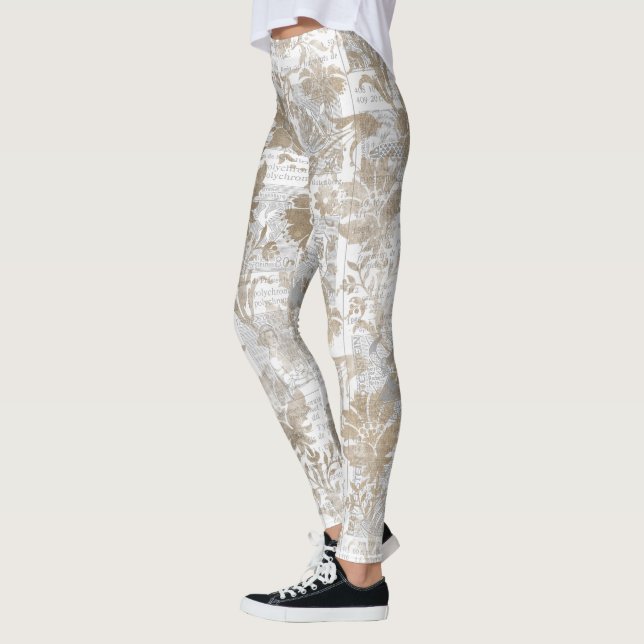 Leggings de flores de una sola persona, único (Izquierda)