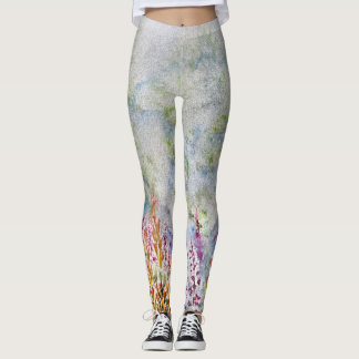 Leggings de flores silvestres