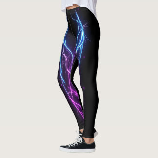 Leggings de flujo de energía de neón para gimnasio
