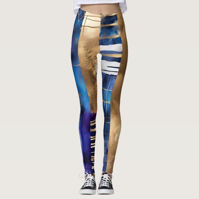 leggings de fusión vívidos (Anverso)