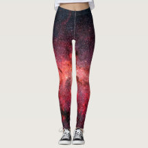 leggings de galaxia roja