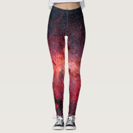 leggings de galaxia roja