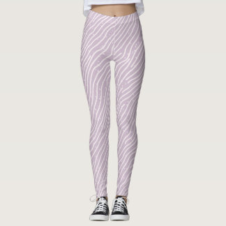 Leggings de gimnasio con estampado de línea ondula