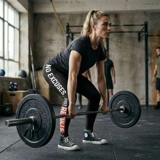 Leggings de Gimnasio Sin Excusas Solo Resultados
