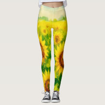 Leggings de girasol