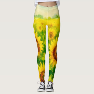 Leggings de girasol
