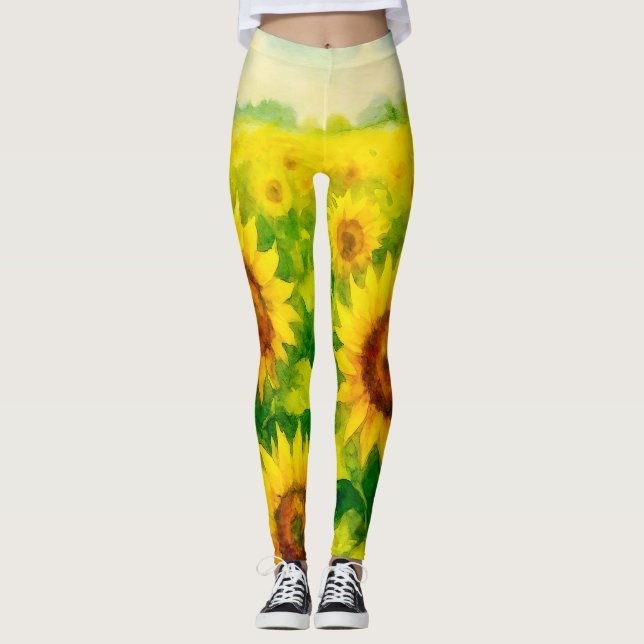 Leggings de girasol (Anverso)