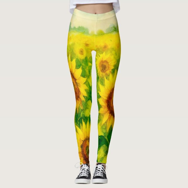 Leggings de girasol (Anverso)