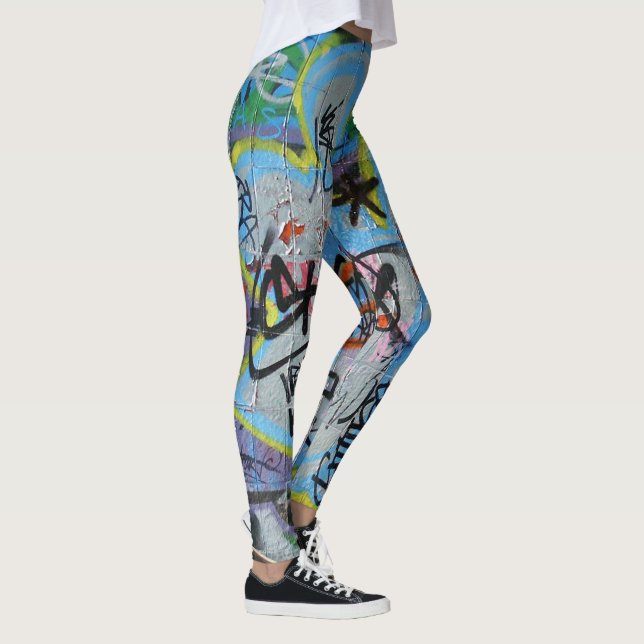 leggings de graffiti en pared (Derecha)