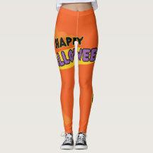 Leggings de Halloween. Pantalones de Halloween. Un