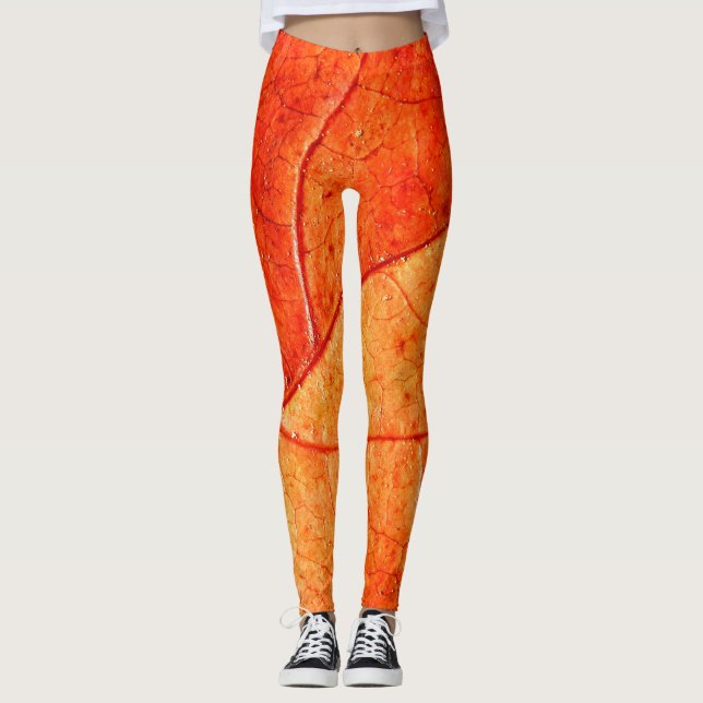Leggings de hojas de otoño (Anverso)