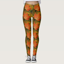 Leggings de hojas de otoño