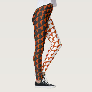 Leggings de impresión completa de ala de pollo