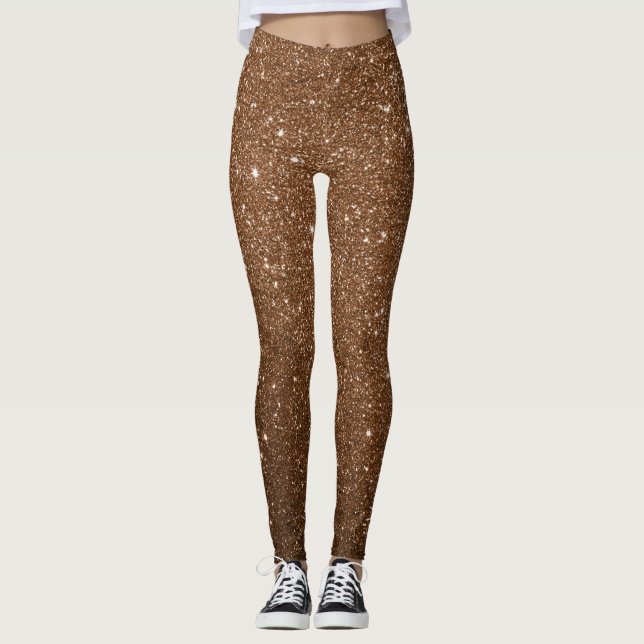 Leggings de impresión completa Purpurina otoño (Anverso)