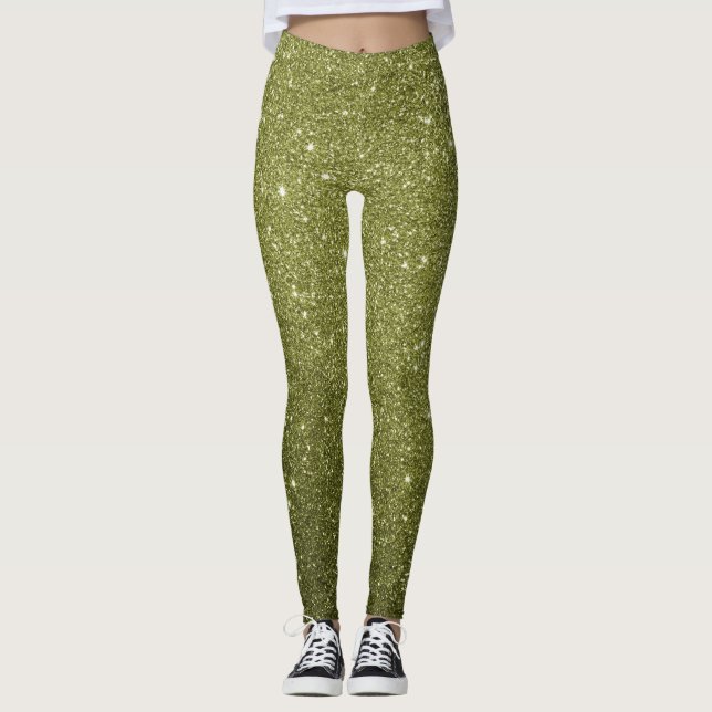 Leggings de impresión completa Purpurina otoño (Anverso)