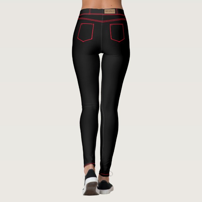 Leggings de Jeans Negro Falso (Reverso)