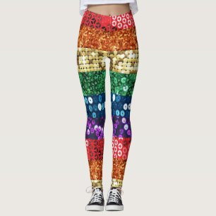 leggings de la bandera del orgullo secuencial