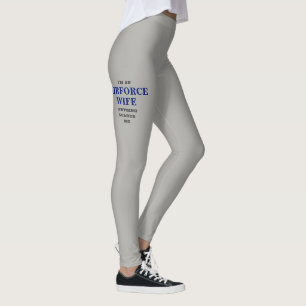 LEGGINGS DE LA "POLAINAS DE SPANDEX ESPOSA DE LA FUERZA
