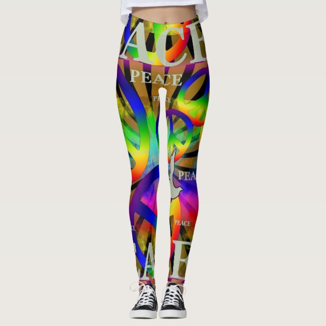 Leggings de las mujeres de la paz (Anverso)