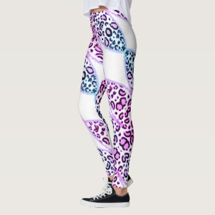 Leggings de leopardo en rosa