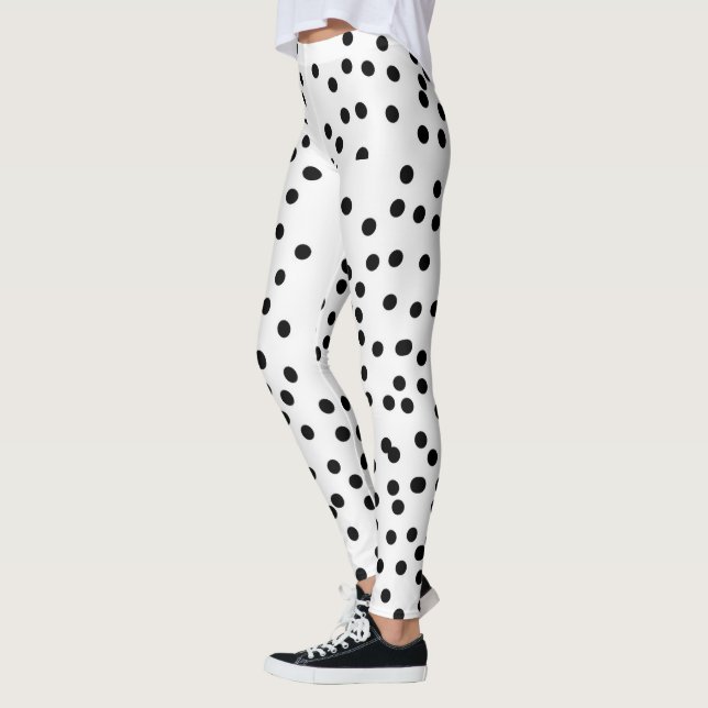 Leggings de lunares de Murugi Apparel (Izquierda)