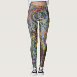 Leggings de Maestría Abstracta