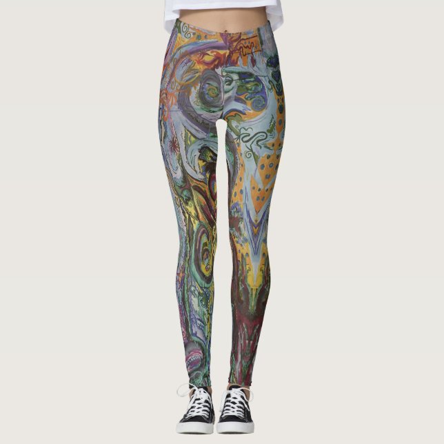 Leggings de Maestría Abstracta (Anverso)