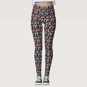 Leggings de mariposa acuarela para mujeres