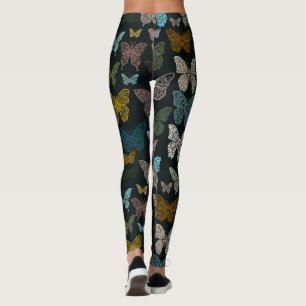 Leggings de mariposas Boho Mandala