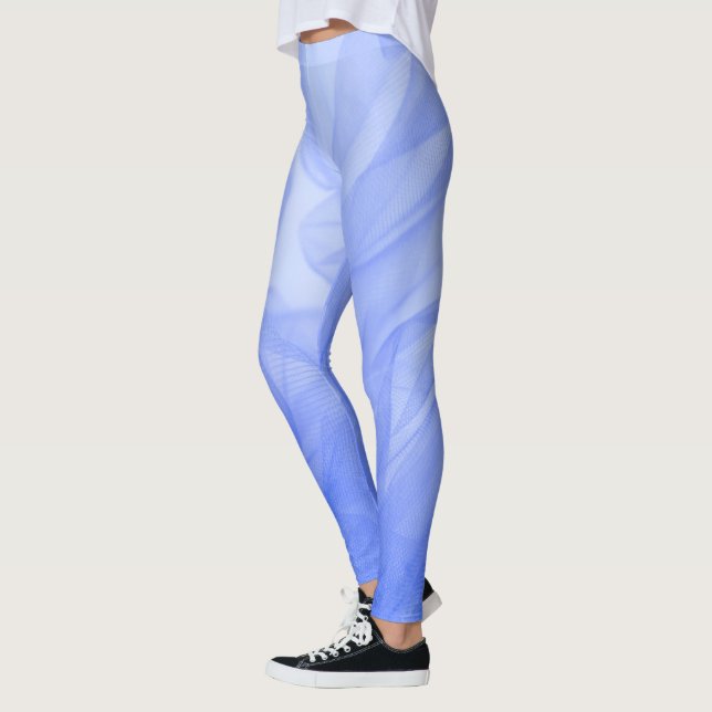 Leggings de moda azul para mujeres (Izquierda)