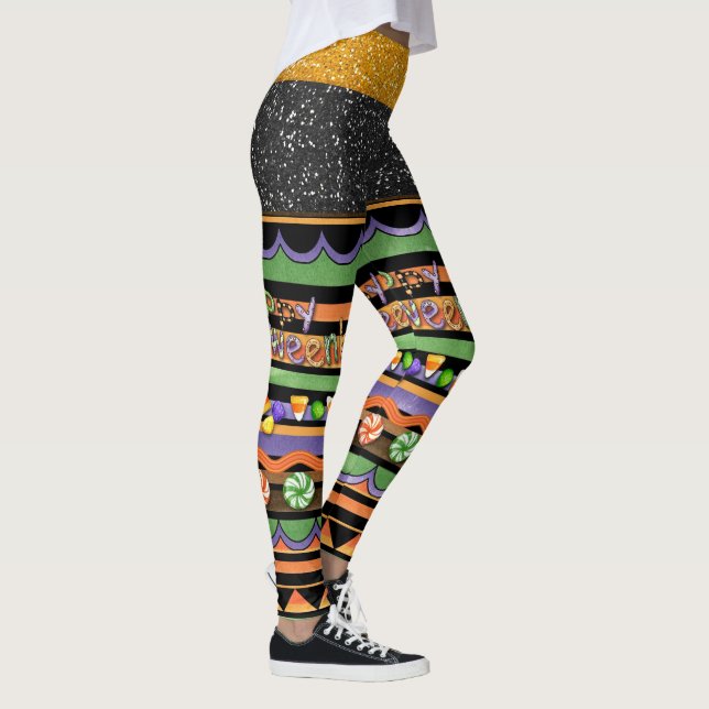 Leggings de moda pop de Halloween (Derecha)