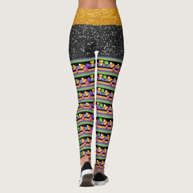 Leggings de moda pop de Halloween (Reverso)