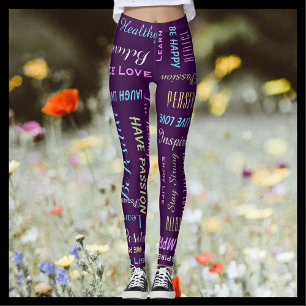 Leggings De motivación inspiradores ELIGEN SU yoga del
