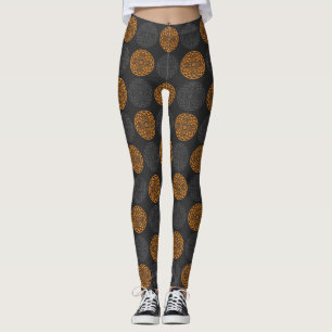 leggings de motivos florales
