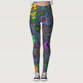 Leggings de mujer con aspecto de mezclilla de crán