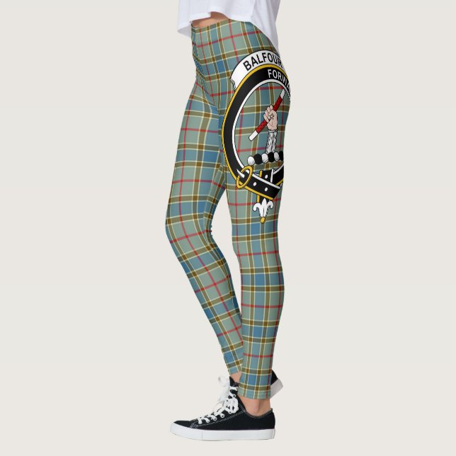 Leggings de mujer con cresta del clan Balfour de S (Izquierda)